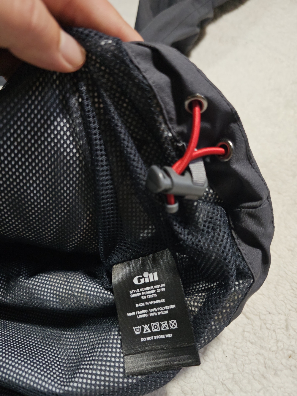 Gill Women's Pilot Jacket Size 4 Black waterproof. - Picture 8 of 12